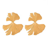 Golden Foliage Earrings