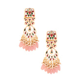 Embellished with kundan & on back side meenakari comes