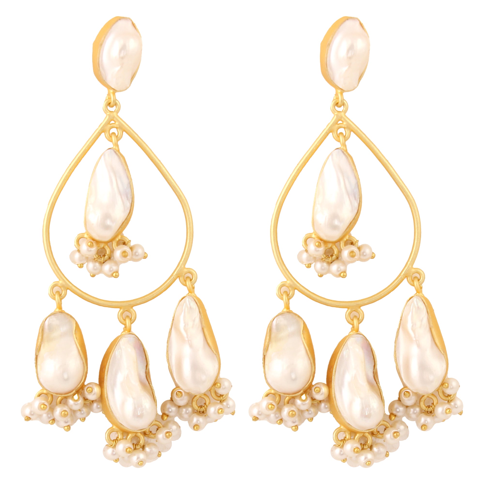 Baroque Statement Earrings