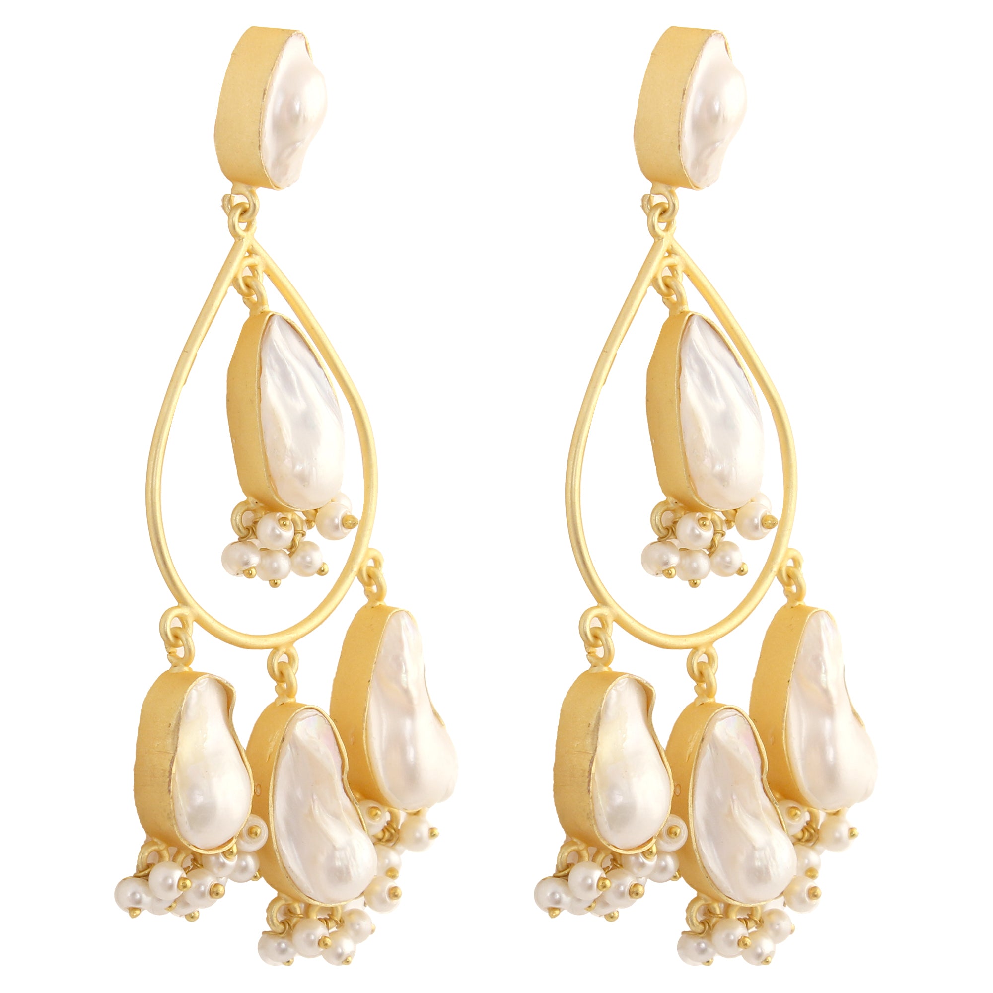 Baroque Statement Earrings