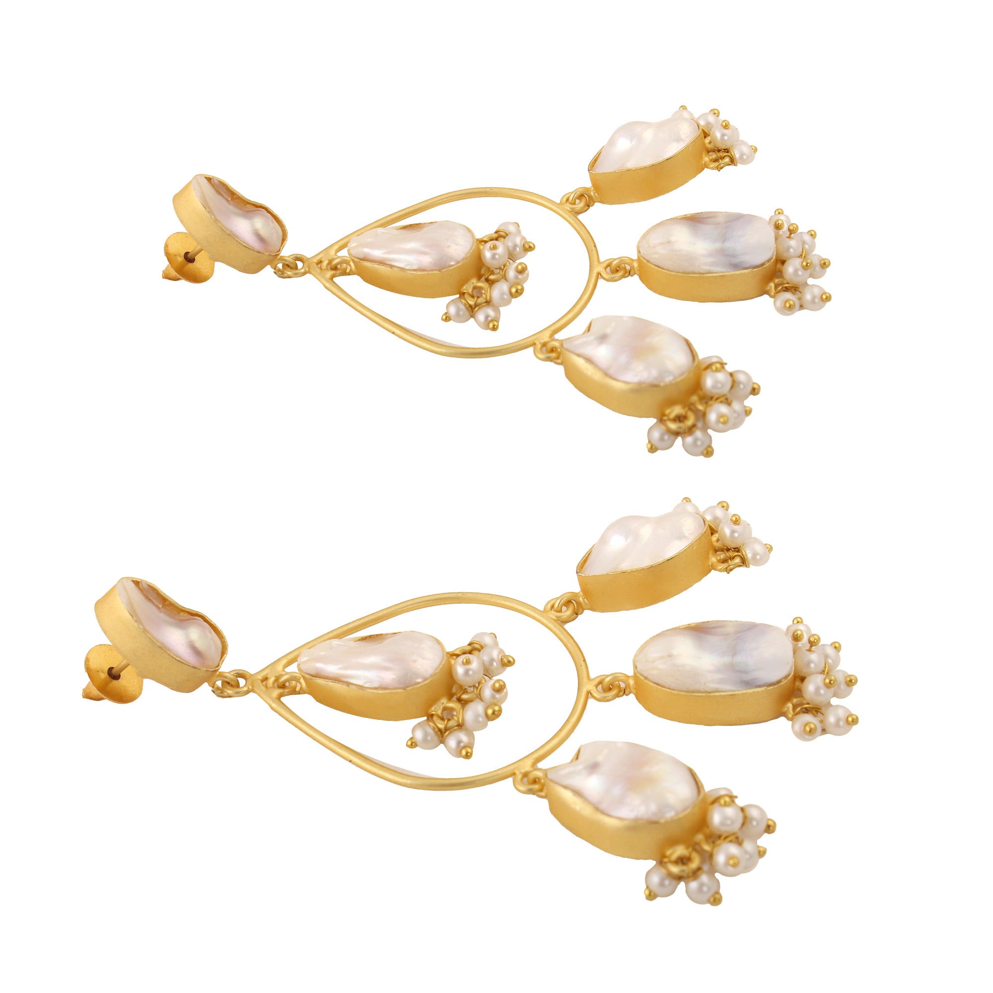 Baroque Statement Earrings