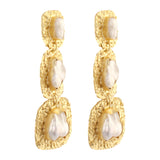 Baroque Pearl Statement Earrings