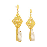 Baroque pearl Drop Earrings