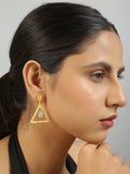 Contemporary Monalisa Stone Earrings