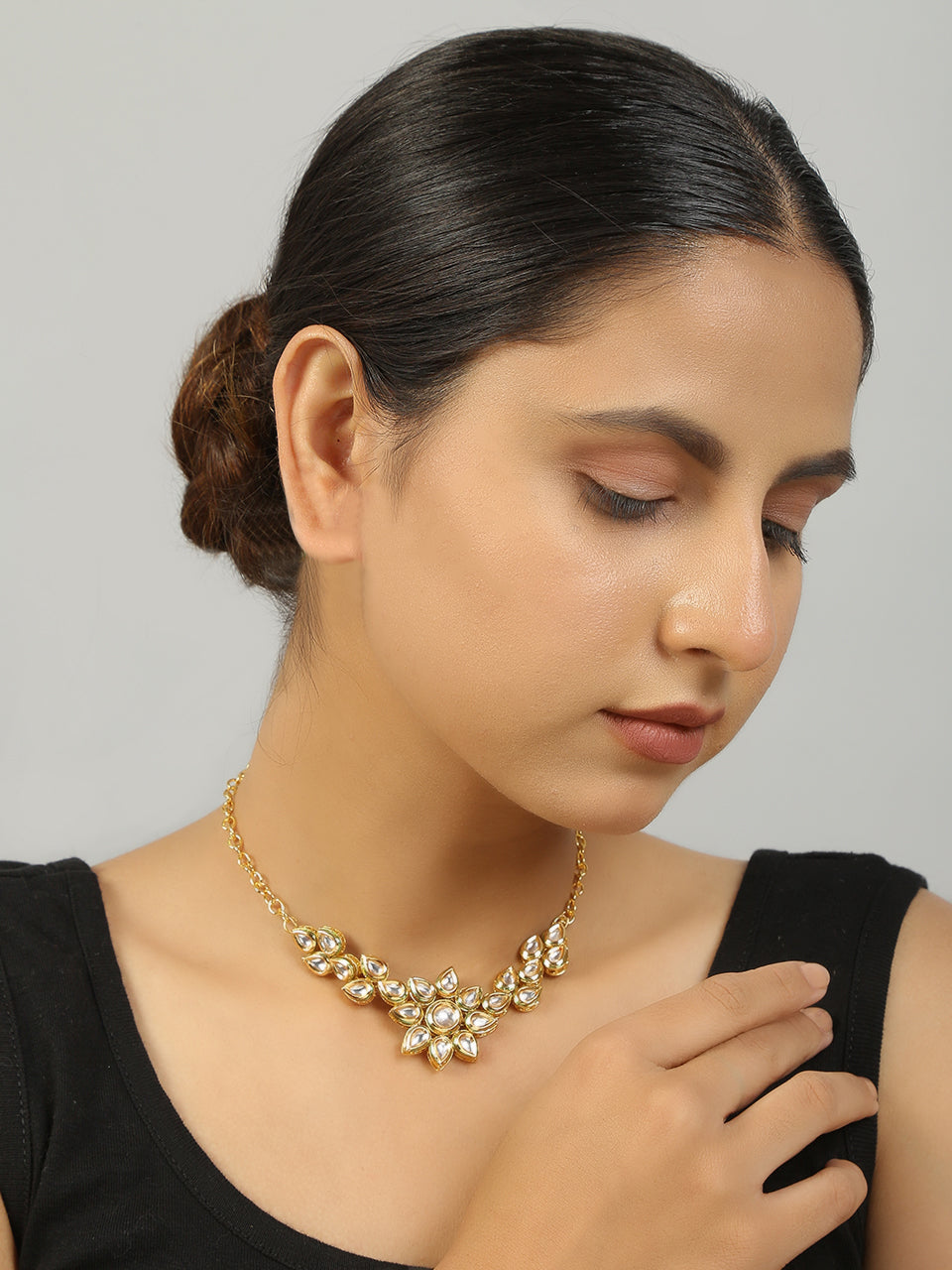 Floral  Kundan necklace