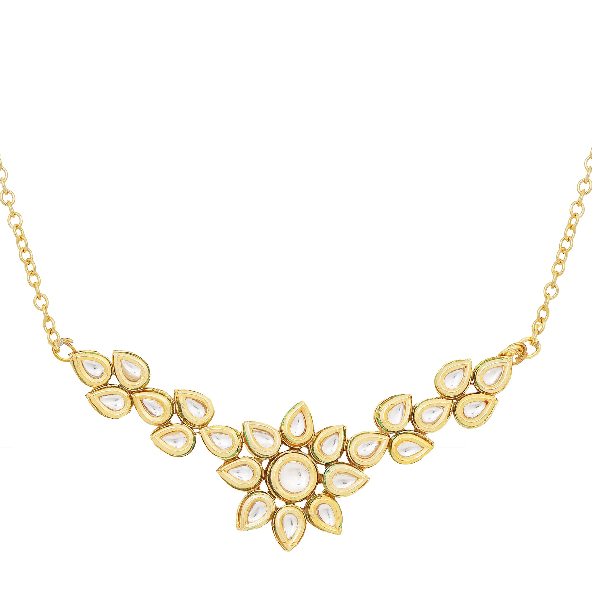 Floral  Kundan necklace