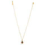 Ruby Tear Drop Kundan Pearl Neckpiece