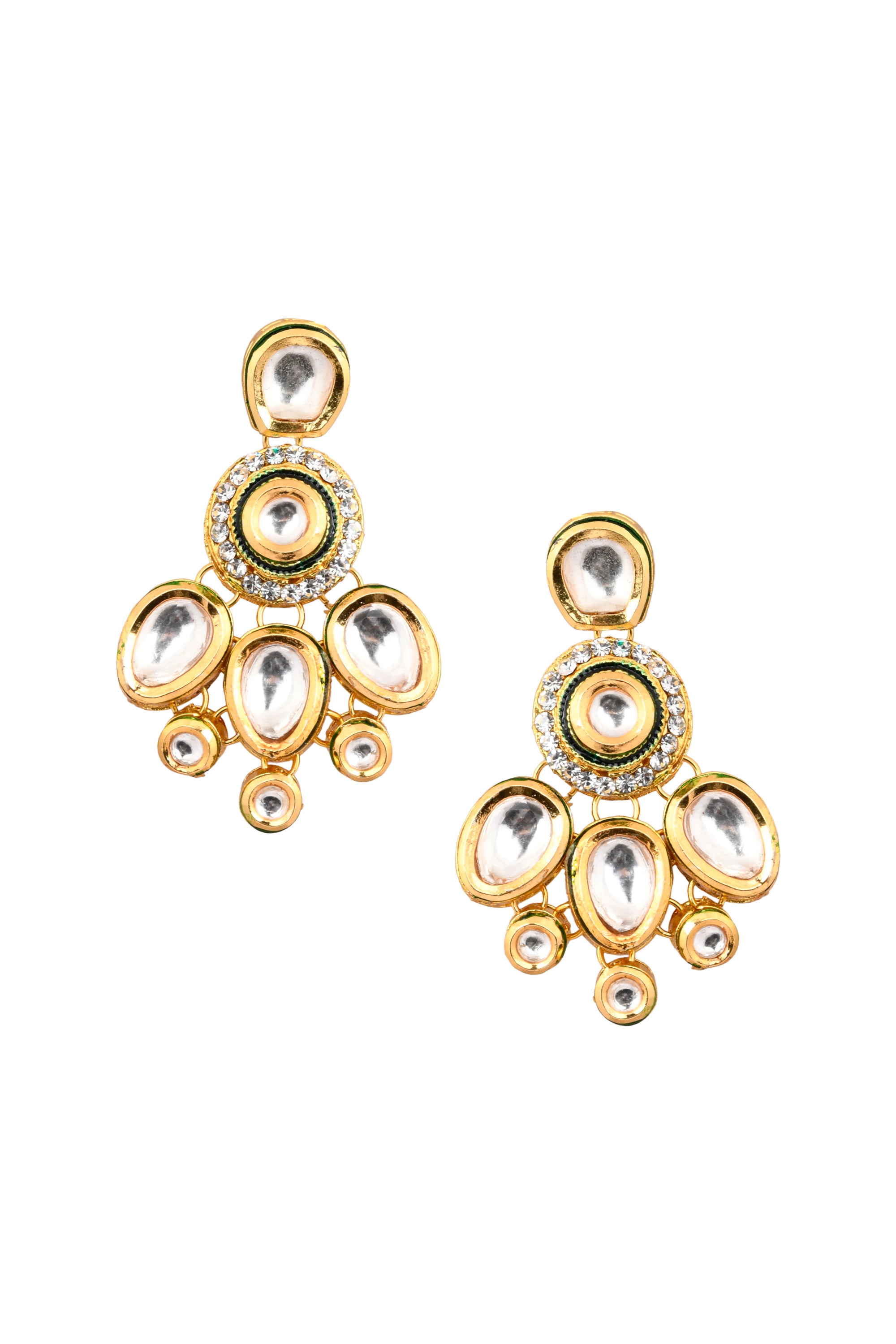 Handcrafted Kundan Earrings