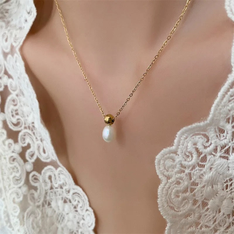 Pearl Drop Necklace