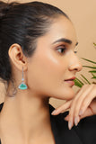 Green American Diamond Earrings