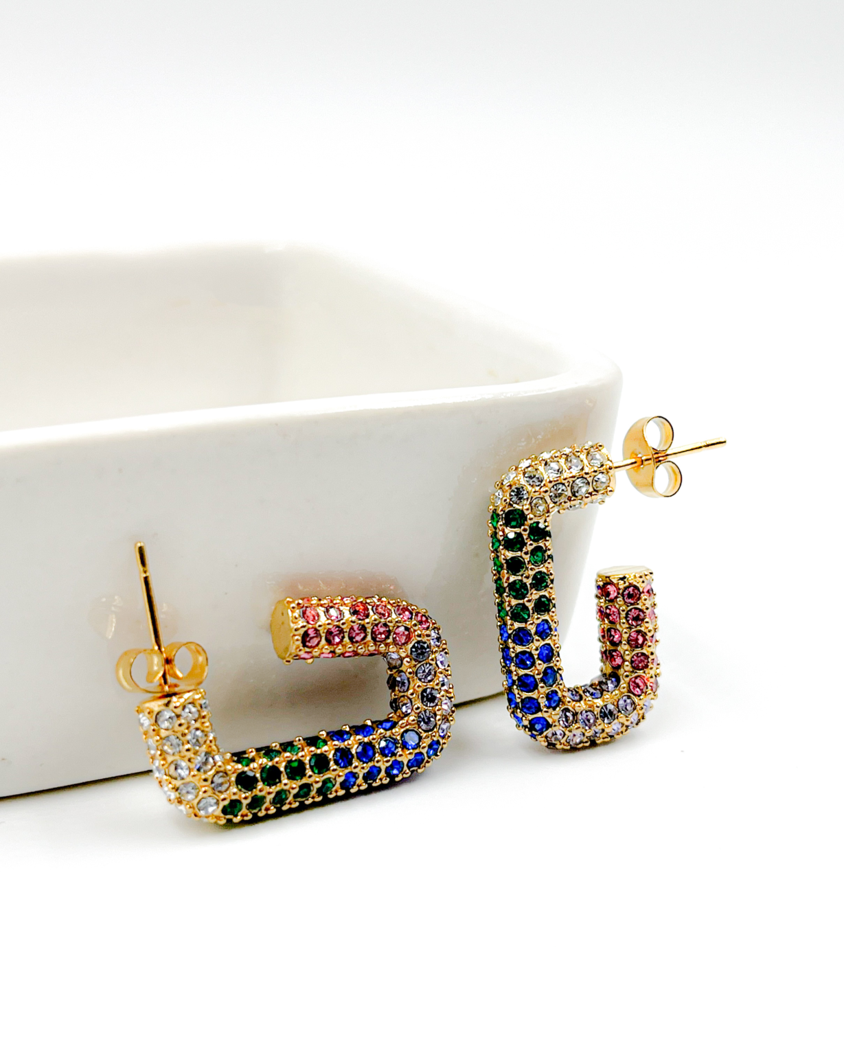 Stainless Zircon Studs