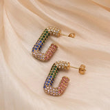 Stainless Zircon Studs