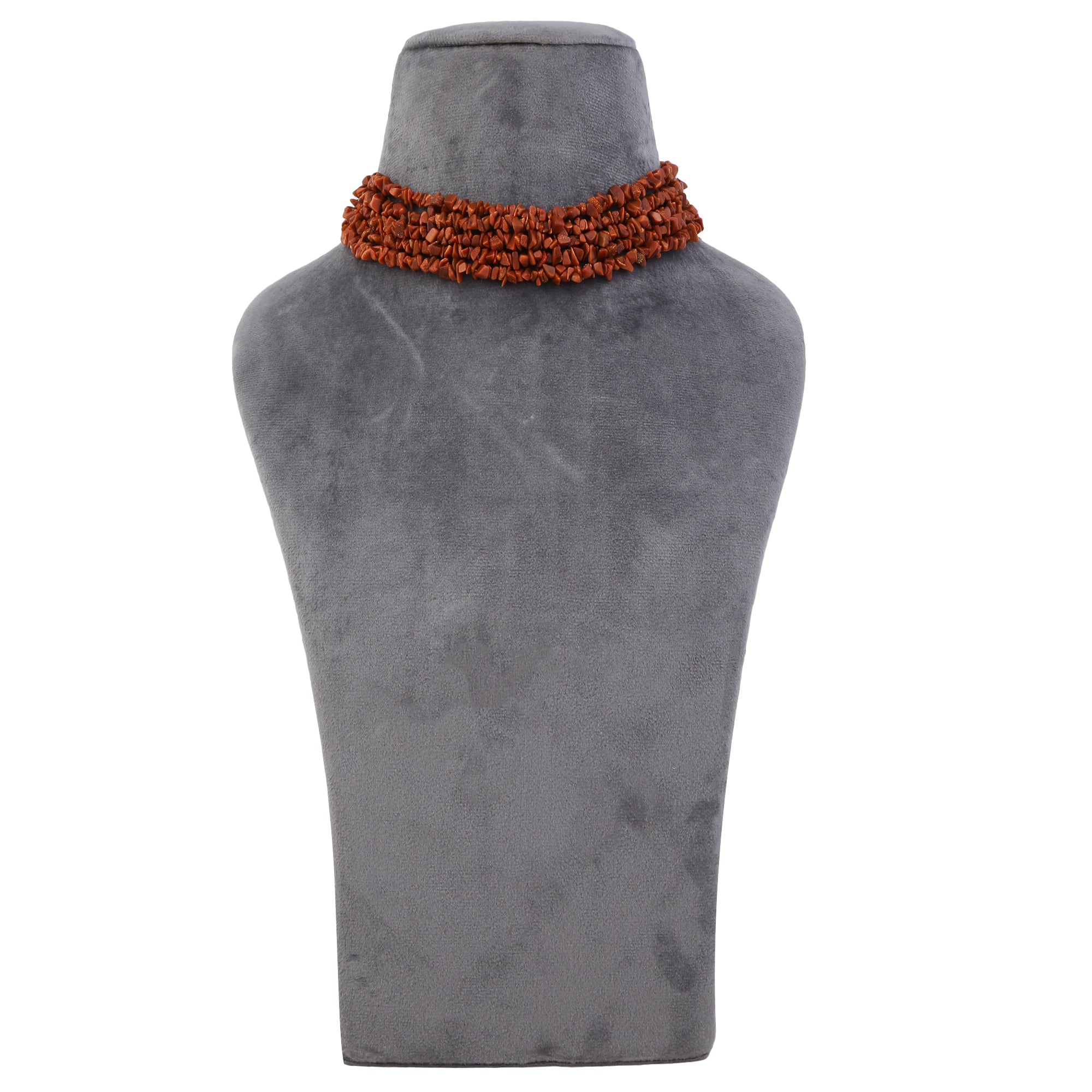 Natural Uncut Chip Beads Choker