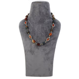 Multi Colored Natural Stone Necklace Set