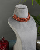 Natural Uncut Chip Beads Choker