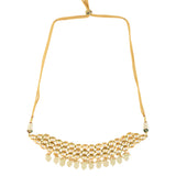 Ivory beaded Handcrafted Kundan Choker