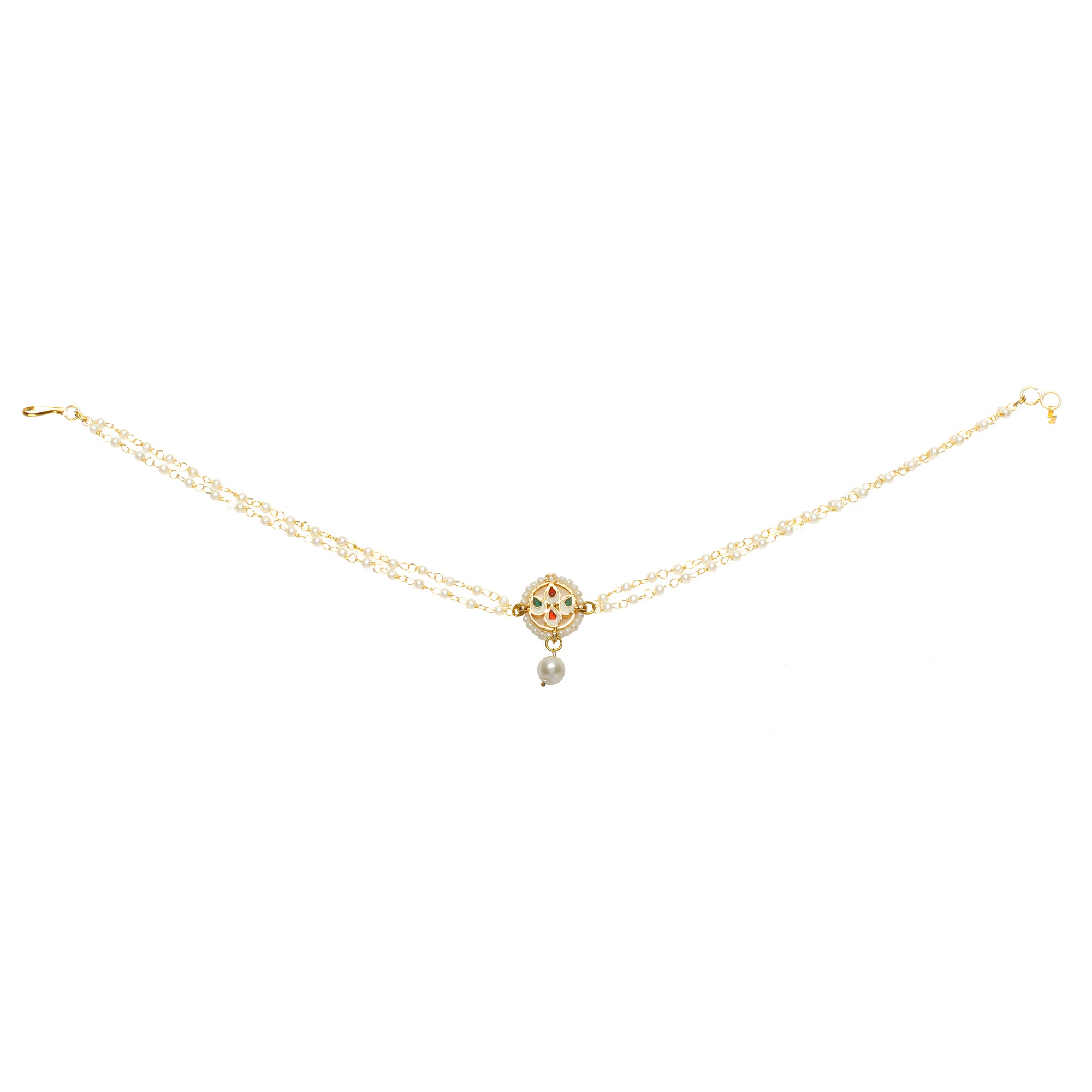 Sleek moon shaped kundan inspired choker