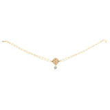 Sleek moon shaped kundan inspired choker