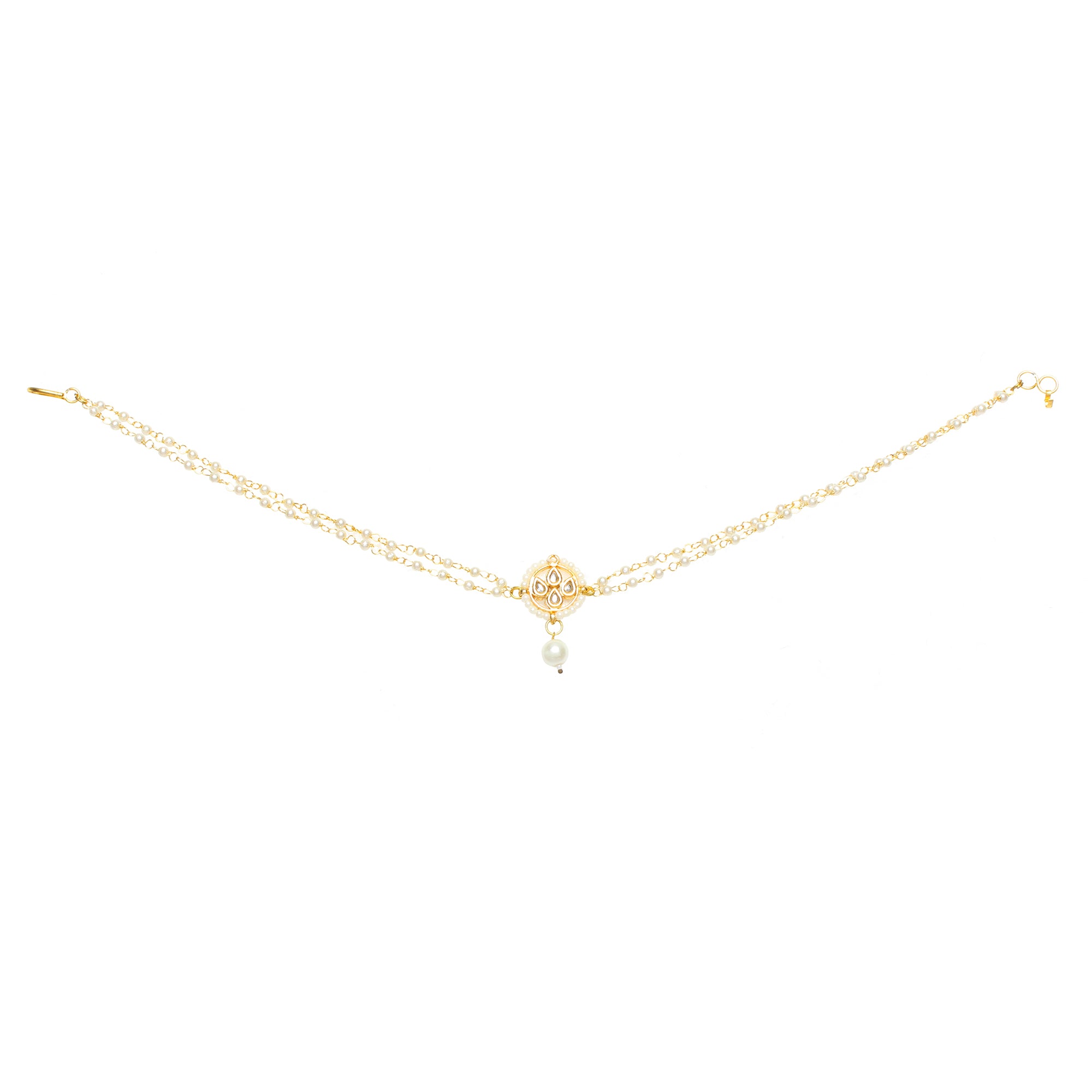 Sleek moon shaped kundan inspired choker