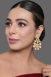 Classic Gold Tone Kundan Inspired Earrings