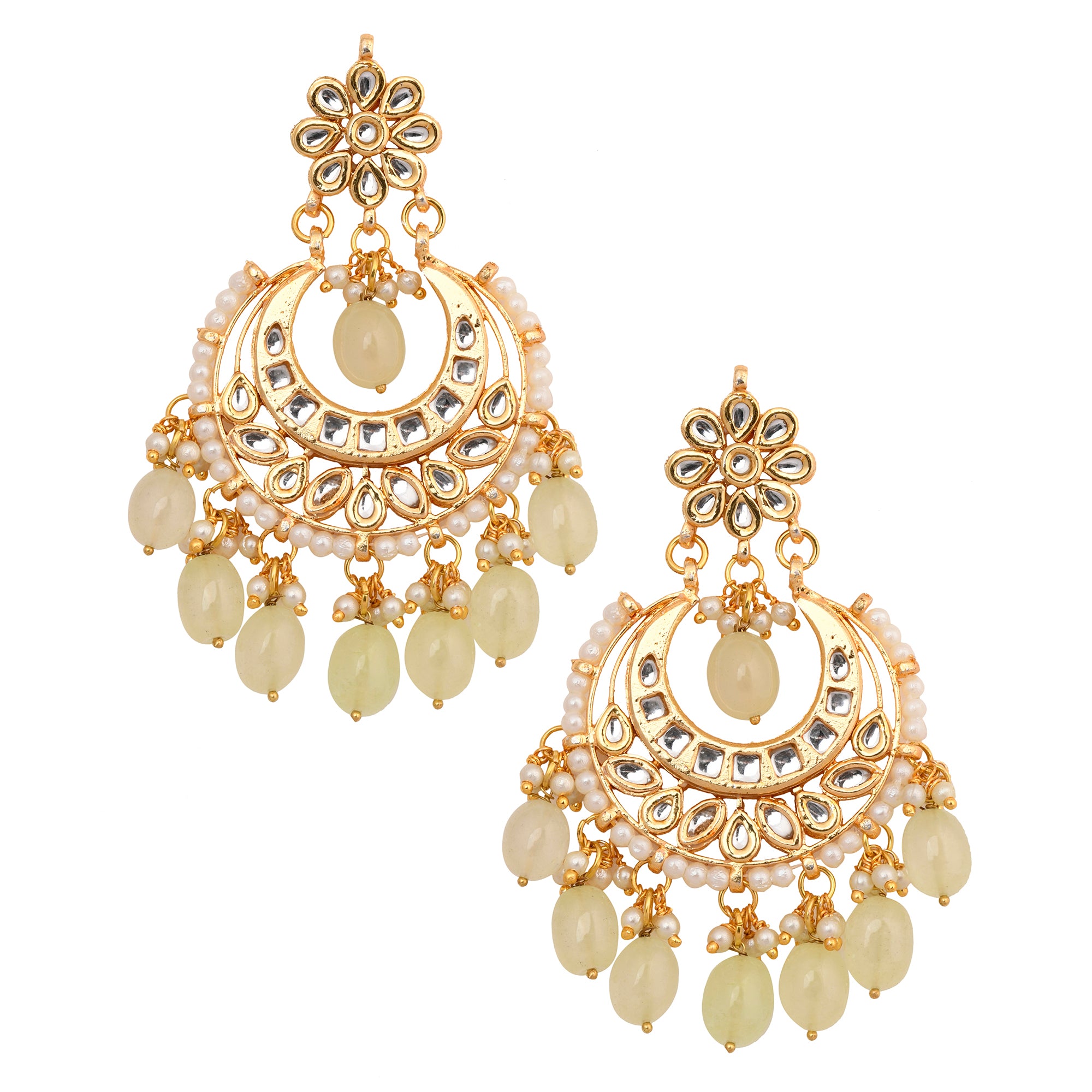 Handcrafted Kundan Inspired Chandbali