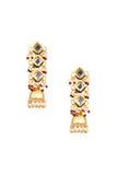Gold tone kundan inspired Jhumki