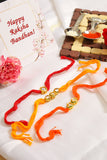 Kundan Handmade Rakhi- Set of 3