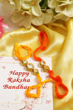 Kundan Handmade Rakhi- Set of 2