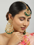 Kundan Chandbali & Maang Tikka set