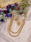Uncut Polki Two layered necklace set