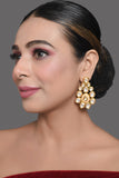 Classic Gold Tone Kundan Inspired Earrings